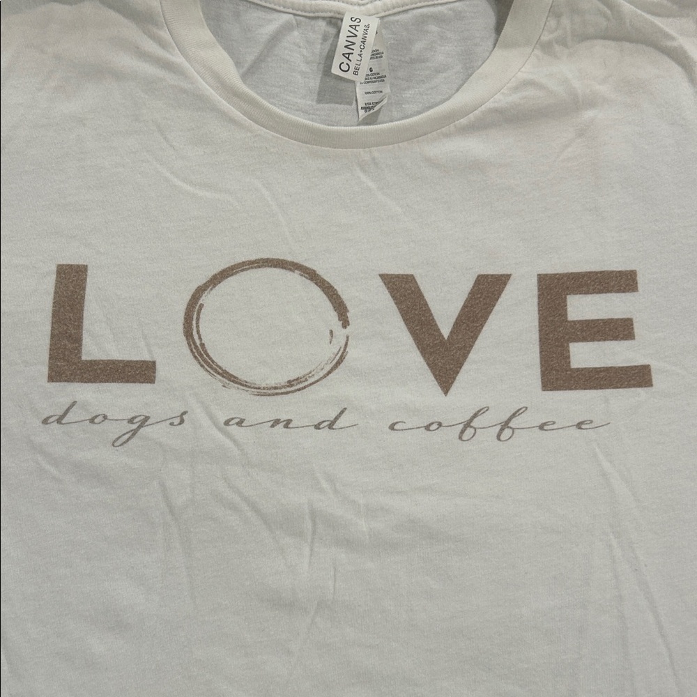 Love Dogs and Coffee Tee